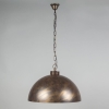 Industriële hanglamp roestbruin 50 cm - magna classic