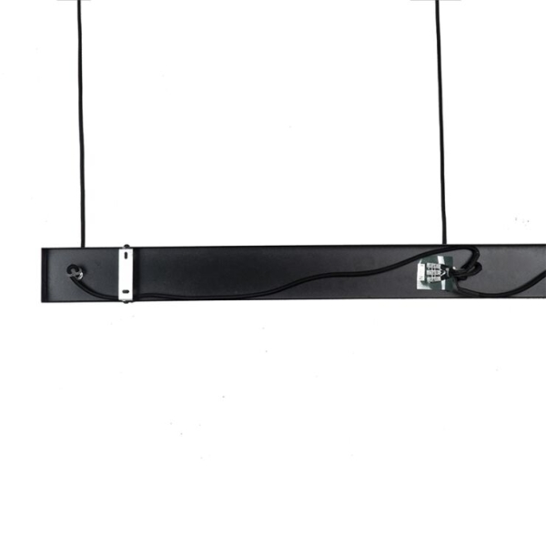 Industriële hanglamp zwart met goud 3-lichts - magnax