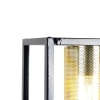 Industriële hanglamp zwart met goud 4-lichts - cage tess