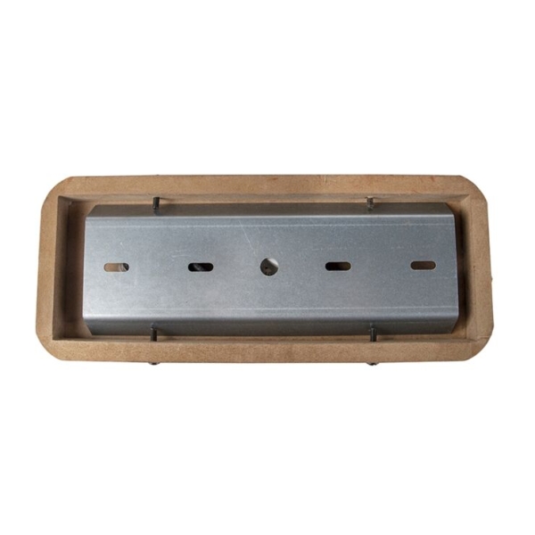 Industriële smart spot grijs met hout incl. 2 wifi gu10 - emado