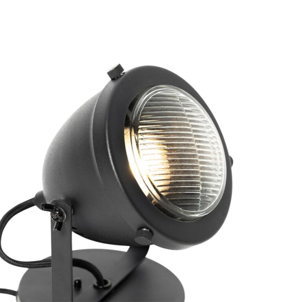 Industriële tafellamp zwart 18 cm - emado