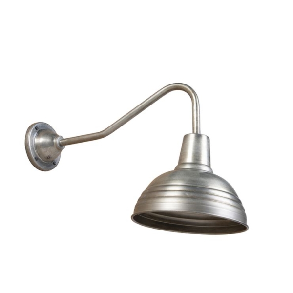 Industriële wandlamp antiek zink - tay