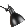Industriële wandlamp zwart verstelbaar - wye