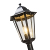 Klassieke staande buitenlamp zwart 170cm ip44 - new orleans 1
