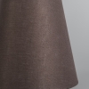 Kroonluchter beige 60 cm met bruine klemkappen - giuseppe