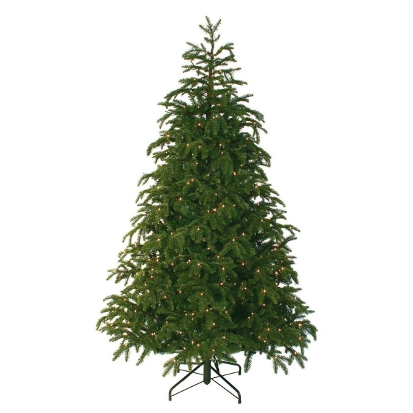 Kunstkerstboom frasier fir groen 100cm met 72 led-lampjes-1