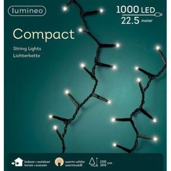 Led compactverlichting 1000-lamps 'warm wit'-1