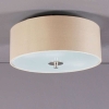 Landelijke plafondlamp beige 30 cm - drum