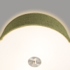 Landelijke plafondlamp groen 30 cm - drum jute