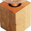 Landelijke tafellamp hout naturel incl. Led g140 - bloc