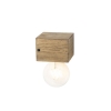 Landelijke wandlamp vintage hout - bloc