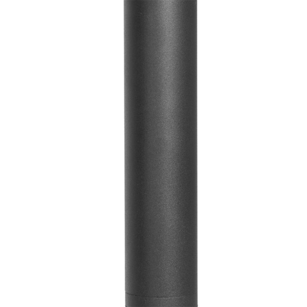 Modern buiten paaltje zwart 60 cm ip44 verstelbaar - ciara