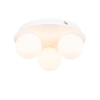 Moderne badkamer plafondlamp wit 3-lichts - cederic