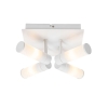 Moderne badkamer plafondlamp wit 4-lichts ip44 - bath