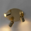 Moderne badkamer spot messing 3-lichts ip44 - ducha