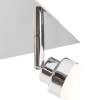 Moderne badkamer spot staal 4-lichts ip44 - japie