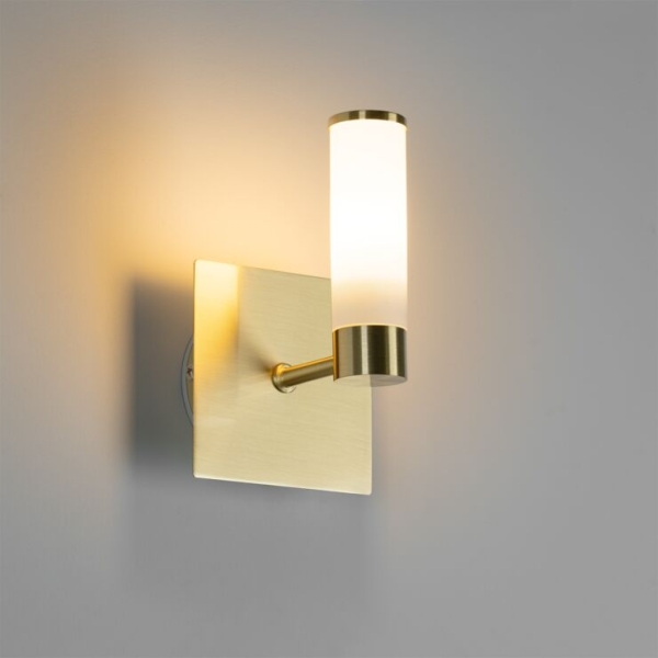 Moderne badkamer wandlamp messing ip44 - bath