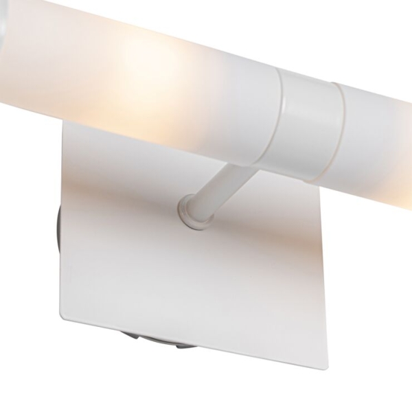 Moderne badkamer wandlamp wit ip44 2-lichts - bath