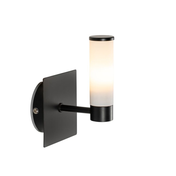 Moderne badkamer wandlamp zwart ip44 - bath