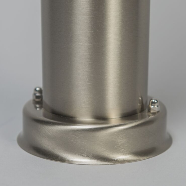 Moderne buitenlamp paal staal 110 cm ip44 - rox