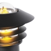 Moderne buitenlamp zwart 100 cm ip44 - prato