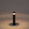 Moderne buitenlamp zwart 40 cm ip44 incl. Led - roxy
