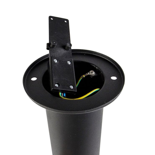 Moderne buitenlamp zwart 40 cm ip44 incl. Led - roxy