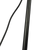 Moderne buitenlamp zwart met witte kap ip65 - virginia