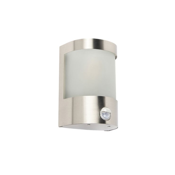 Moderne buitenwandlamp rvs bewegingssensor ip44 - mira