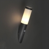 Moderne buitenwandlamp donker grijs bewegingssensor ip44 - rox