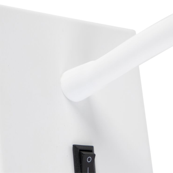 Moderne flexibele wandlamp wit led - flex