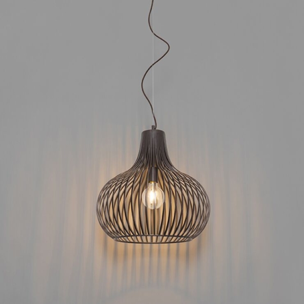 Moderne hanglamp bruin 48 cm - saffira
