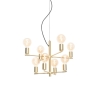 Moderne hanglamp goud 8-lichts - Osprey