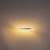 Moderne hanglamp wit 55cm incl. Led rowan 14