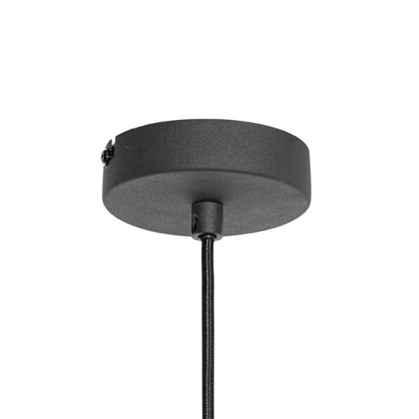 Moderne hanglamp zwart 38 cm - saffira