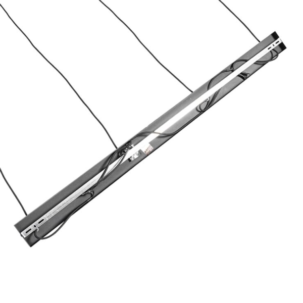 Moderne hanglamp zwart 4-lichts - saffira