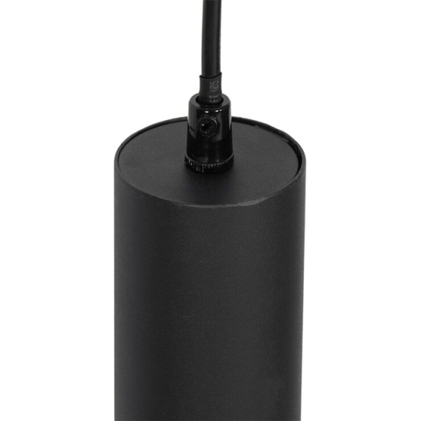 Moderne hanglamp zwart 5-lichts - jeana