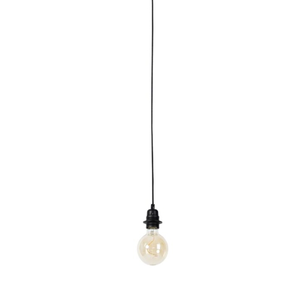 Moderne hanglamp zwart dimbaar - cava luxe 1