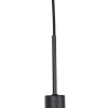 Moderne hanglamp zwart met kap zwart 35 cm - combi