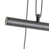 Moderne hanglamp zwart met kap zwart 4-lichts - merwe