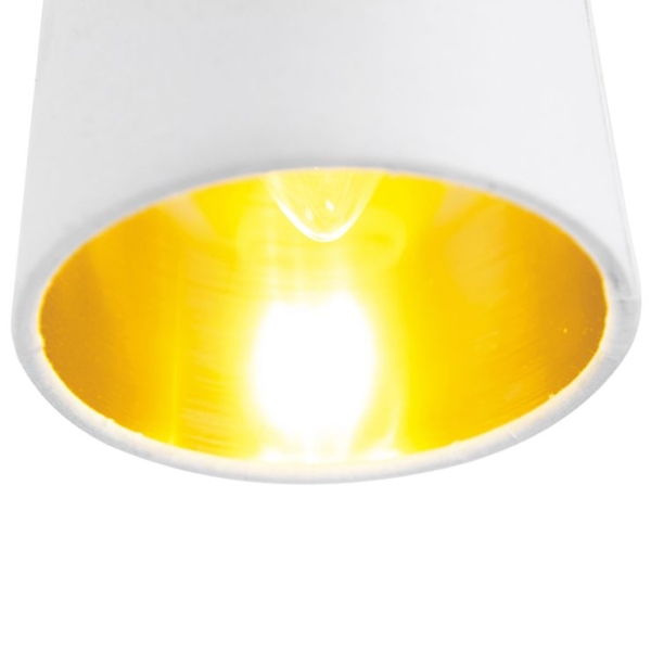 Moderne plafondlamp wit 3-lichts - lofty