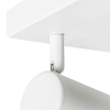 Moderne plafondlamp wit 4-lichts verstelbaar vierkant - jeana