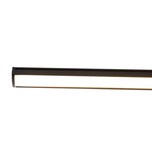 Moderne plafondlamp zwart incl. Led 3-staps dimbaar - cruz