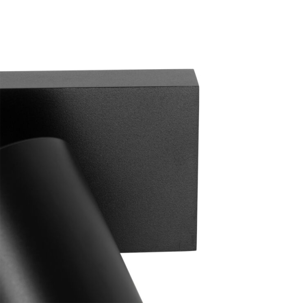 Moderne plafondspot zwart verstelbaar 2-lichts - jeana luxe