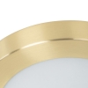 Moderne plafonnière goud 18 cm ip44 - yuma