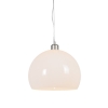 Moderne ronde hanglamp opaal wit - Globe