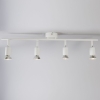 Moderne spot wit kantelbaar 4-lichts - jeany