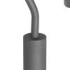 Moderne staande buitenlamp donkergrijs 120 cm ip44 - kansas