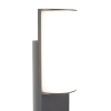 Moderne staande buitenlamp donkergrijs 70cm incl. Led - harry