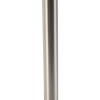 Moderne tafellamp staal met taupe kap 35 cm - simplo